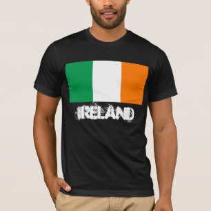 アイルランドおよびアイルランド国旗(ダブリン、コルク、リメリック) Tシャツ