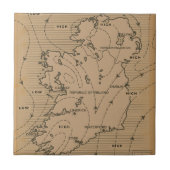 アイルランドおよび北アイルランドのビンテージ気象図 タイル (正面)