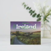 アイルランドからのご挨拶　風景はがき ポストカード (スタンド正面)