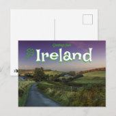 アイルランドからのご挨拶　風景はがき ポストカード (正面/裏面)