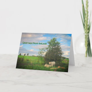 アイルランドからの挨拶 カード