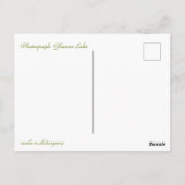 アイルランドからの挨拶 ポストカード (裏面)