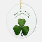 アイルランドことわざオンアイルランドデザイン製品 セラミックオーナメント (左)