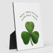 アイルランドことわざオンアイルランドデザイン製品 フォトプラーク (側面)