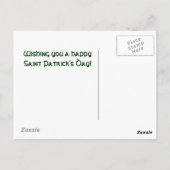 アイルランドことわざセントパトリックの日はがき ポストカード (裏面)
