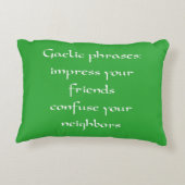 アイルランドことわざ枕 アクセントクッション (裏面)