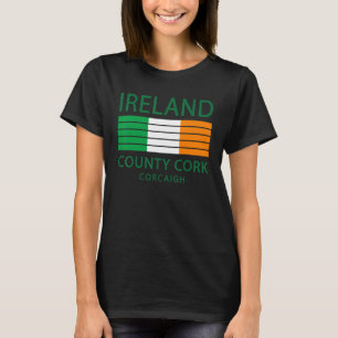 アイルランドとアイルランドの祖先コーク Tシャツ