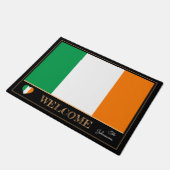 アイルランドとアイルランド国旗の家のマット/スポーツウェルカム ドアマット (アングル)