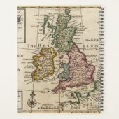 アイルランドとイギリス素晴らしの一般地図 プランナー手帳 (裏面)