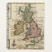 アイルランドとイギリス素晴らしの一般地図 プランナー手帳 (正面)