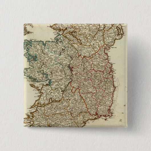 アイルランドとイギリス 缶バッジ (正面)