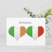 アイルランドとイタリアのハートフラグ招待状 招待状 (スタンド正面)