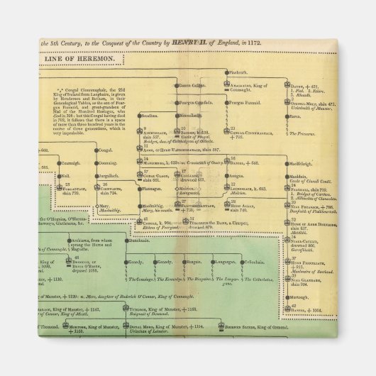 アイルランドとウェールズ王 マグネット (正面)
