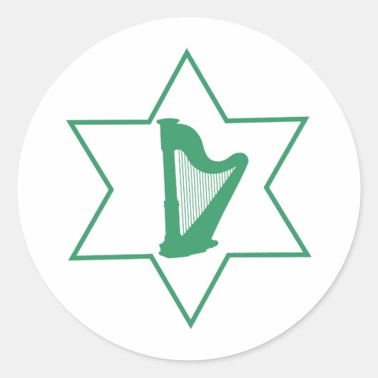 アイルランドとユダヤ人 ラウンドシール (正面)