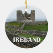 アイルランドとInisheerの写真 セラミックオーナメント (裏面)