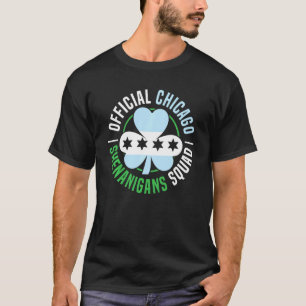 アイルランドのいたずらのためのシカゴの正式なシェナニガンス・スクワッド Tシャツ