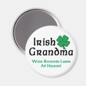アイルランドのおばあちゃんギフト マグネット (正面/裏面)