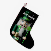 アイルランドのくるみ割り人形 スモールクリスマスストッキング (正面 (吊り時))
