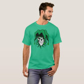 アイルランドのこっけい者のスカル Tシャツ (正面フル)