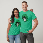 アイルランドのこっけい者のスカル Tシャツ (ユニセックス)