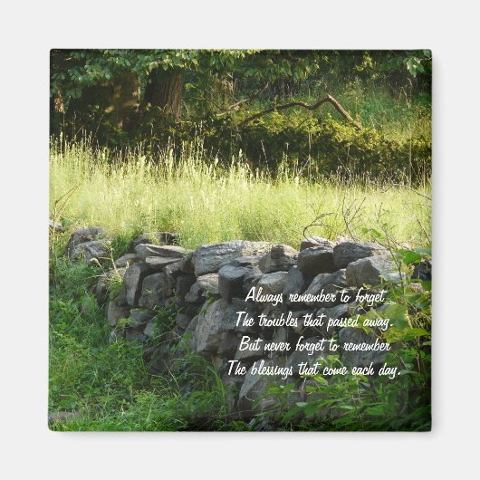 アイルランドのことわざか田舎 マグネット (正面)