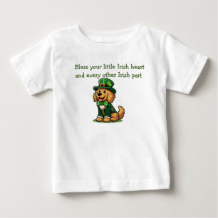 アイルランドのことわざ、かわいい聖パトリックの日おもしろい ベビーTシャツ