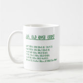 アイルランドのことわざ コーヒーマグカップ (左)