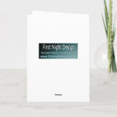 アイルランドのためのシャムロック カード (裏面)