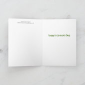 アイルランドのためのシャムロック カード (内部)