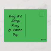 アイルランドのはがきの幸運 ポストカード (裏面)