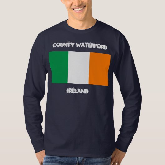 アイルランドのアイルランドのウオーターフォード州 Tシャツ (正面)
