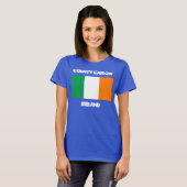アイルランドのアイルランドのカロー県 Tシャツ (正面フル)