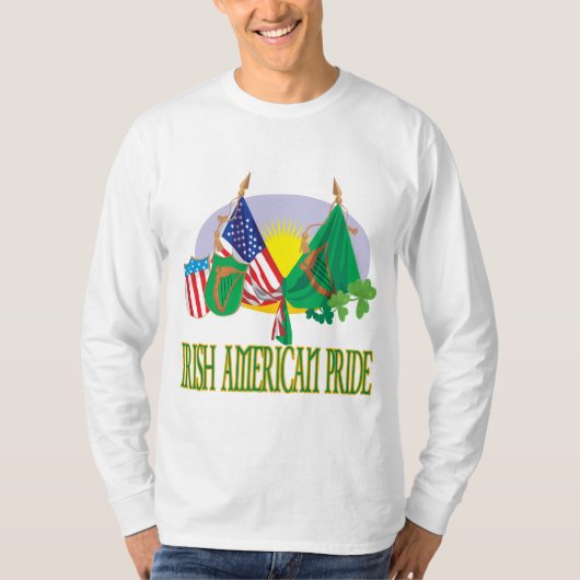 アイルランドのアメリカのプライド Tシャツ (正面)