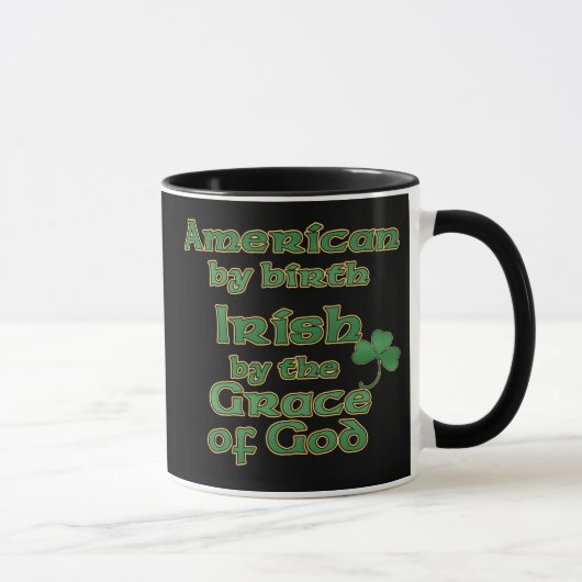 アイルランドのアメリカの冗談は#1を襲います マグカップ (右)