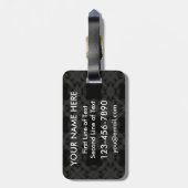 アイルランドのアメリカ人は手荷物ラベルを定着させます ラゲッジタグ (裏面縦)