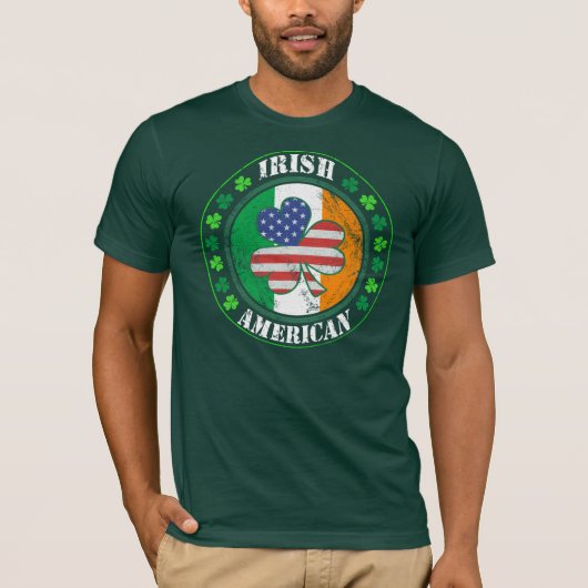 アイルランドのアメリカ人 Tシャツ (正面)
