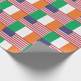 アイルランドのアメリカ国旗 ラッピングペーパー