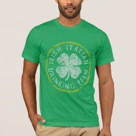 アイルランドのイタリアンな飲むチーム Tシャツ