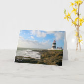 アイルランドのイメージの挨拶状 カード (黄色い花)