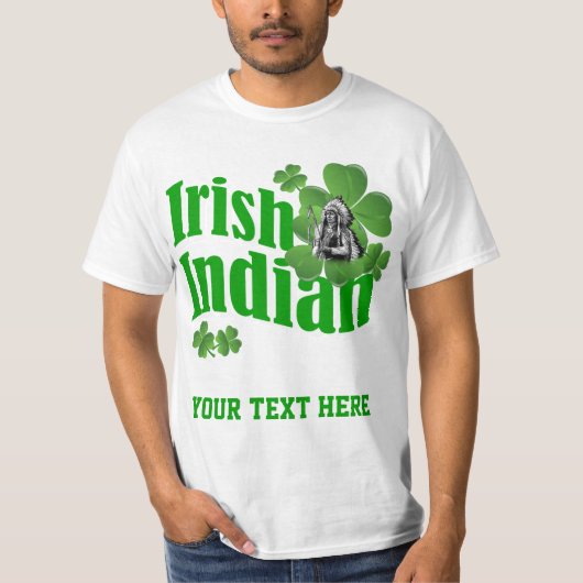 アイルランドのインディアン Tシャツ (正面)