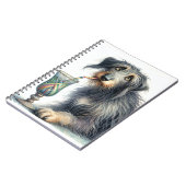 アイルランドのウルフハウンドにソーダ ノートブック (左側)