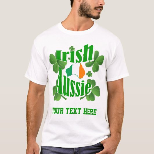 アイルランドのオーストラリア人 Tシャツ (正面)