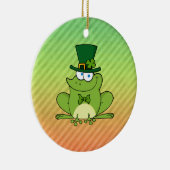アイルランドのカエルのデザイン セラミックオーナメント (右)