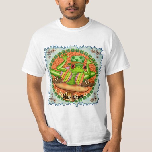 アイルランドのカエルTシャツ Tシャツ (正面)