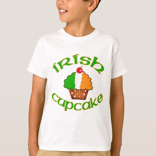 アイルランドのカップケーキ Tシャツ (正面)