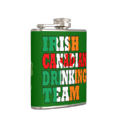 アイルランドのカナダの飲みチーム フラスク (右)