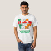 アイルランドのカナダ人St patricks day Tシャツ (正面フル)