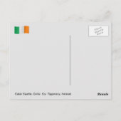 アイルランドのカヒール城，カヒール，ティペラリー ポストカード (裏面)