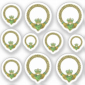 アイルランドのカラスの愛 シール (正面)