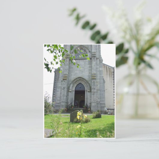 アイルランドのカロータウン、聖マリア教会のアーチ道 ポストカード (スタンド正面)